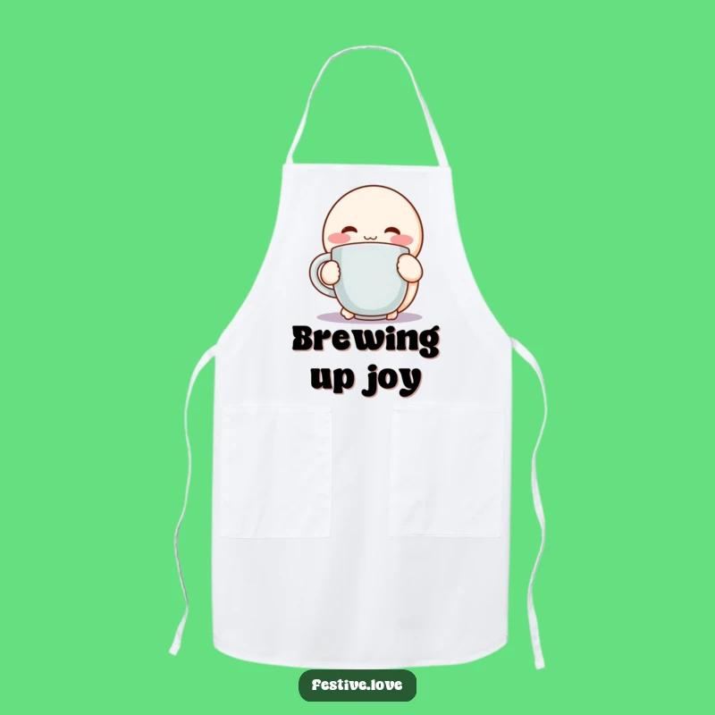 Funny Cozy Hug Apron: Character Chef’s Mug Delight Gift