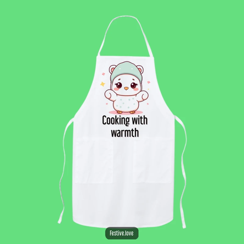 Funny Mitten Apron: Warm Wave Kitchen Wear for Cozy Cooks