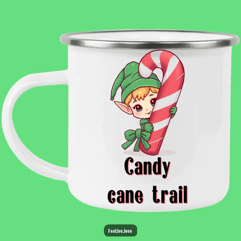 Funny Elf Camping Mug - Your Mischievous Camp Companion!