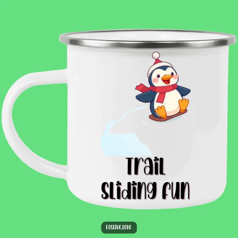 Funny Penguin Camping Mug - Your Adventure Buddy for Cold Escapes!