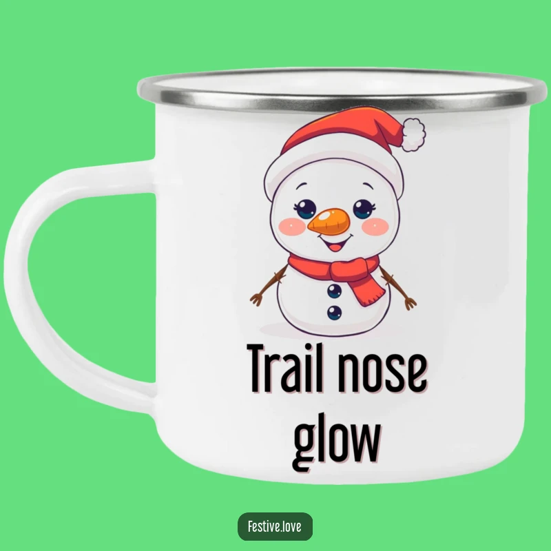 Funny Snowman Camping Mug - Your Bright Companion for Cold Adventures!