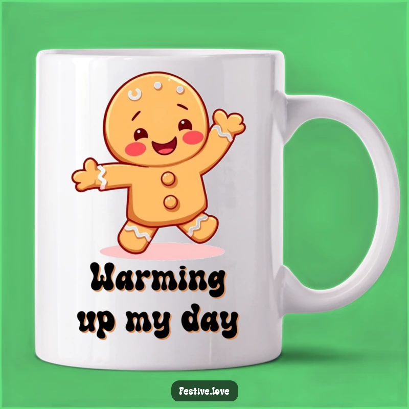 Funny Gingerbread Jig Mug - Sweet Holiday Cheer Gift!