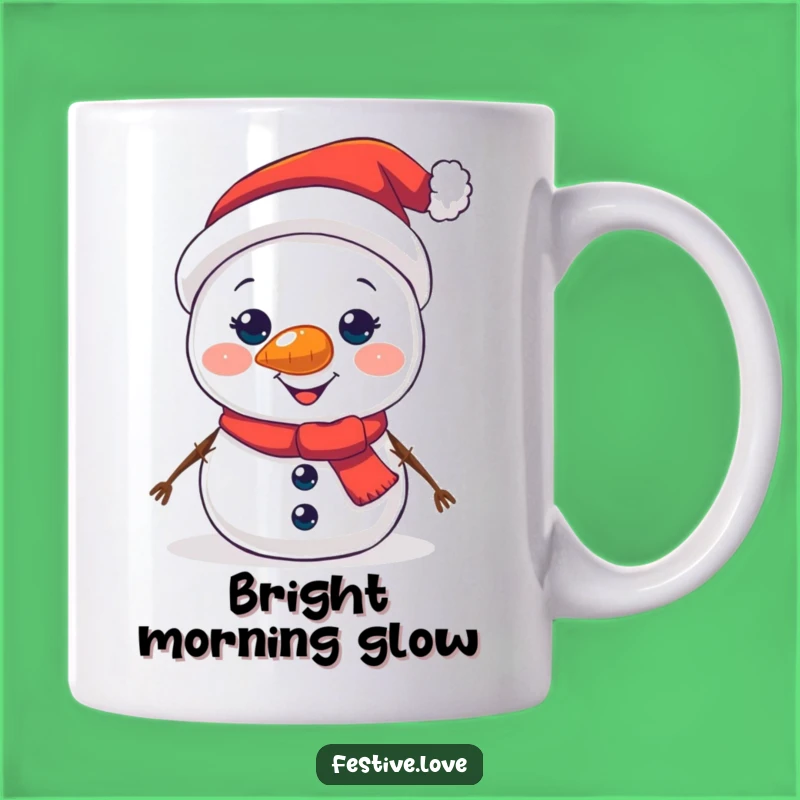 Funny Snowman Glow Mug - Hilarious Holiday Cheer Gift!