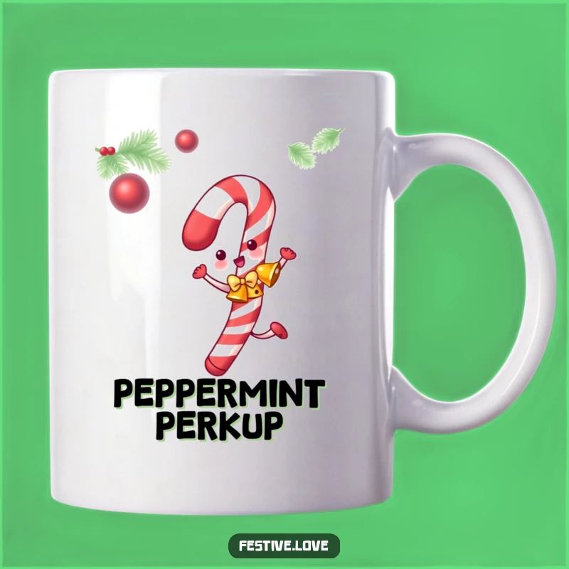 Funny Candy Cane Mug: Jingle All the Way with Festive Fun