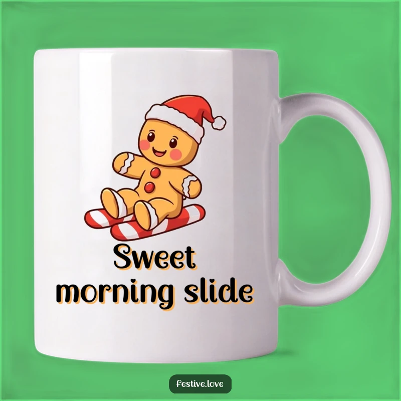 Funny Gingerbread Man Mug: Christmas Joy for Your Morning Brew