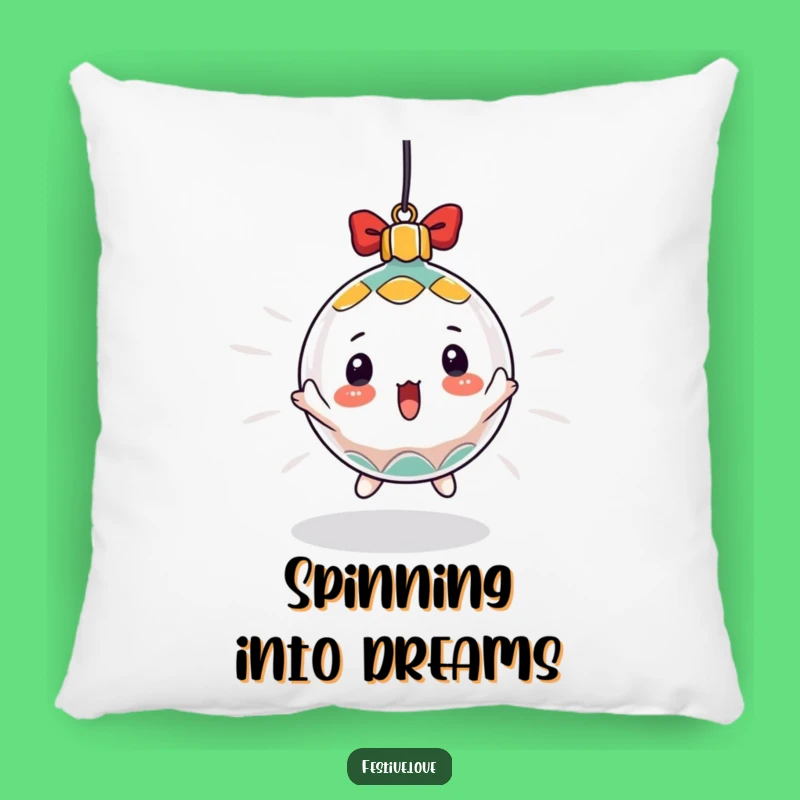 Cozy Funny Ornament Pillow: Spinning Cushion, Soft and Hilarious Xmas Funny Gift