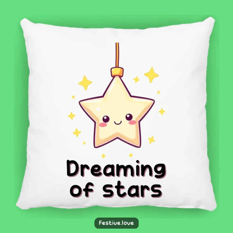 Funny Kawaii Star Pillow - Twinkling Comfort Gift