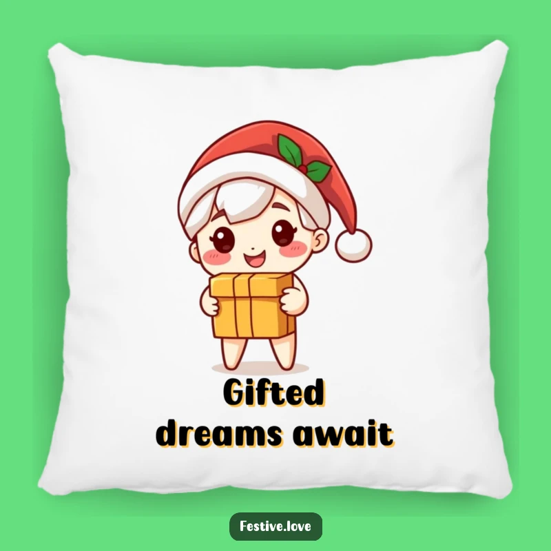Funny Santa Comfort Pillow - Cute Character Gift, Cozy & Cheerful Accent