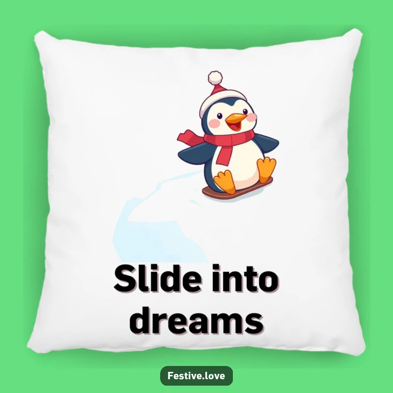 Funny Penguin Pillow - Snuggle Up with Winter Glee!