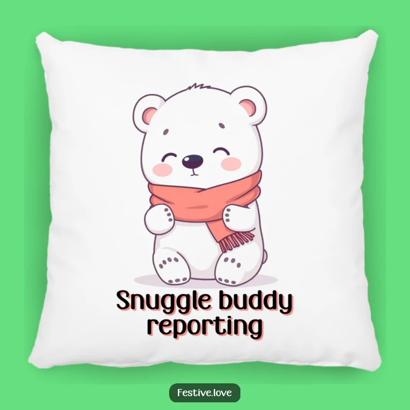 Funny Kawaii Bear Pillow - Cozy Hug Comfort Gift