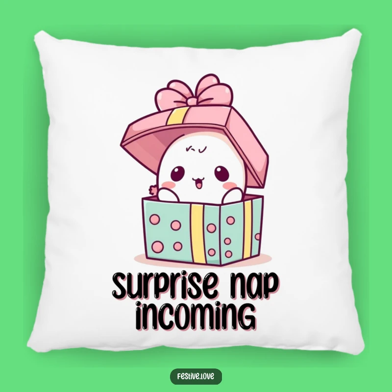 Funny Kawaii Present Pillow - Surprise Comfort Gift