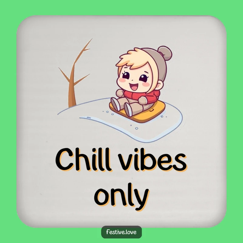 Funny Snow Hill Sledder Coaster: Protect Surfaces With Winter Laughs