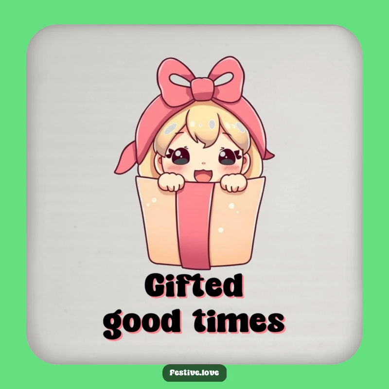 Funny Coasters: Joyful Present Character Peeking, Protect Surfaces with Playful Charm