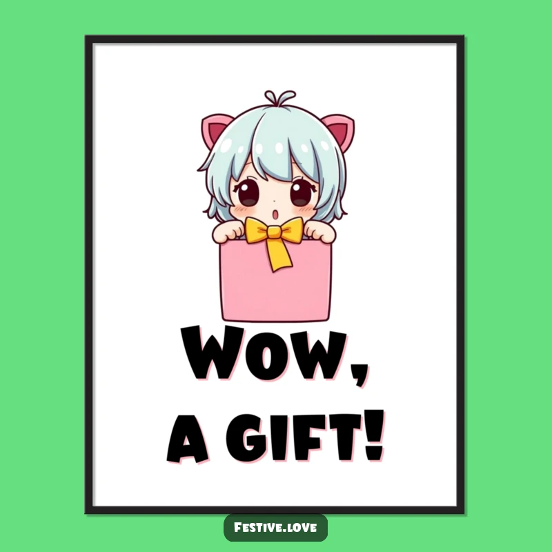 Funny Surprised Character Poster: Decorate with Joyful Reactions