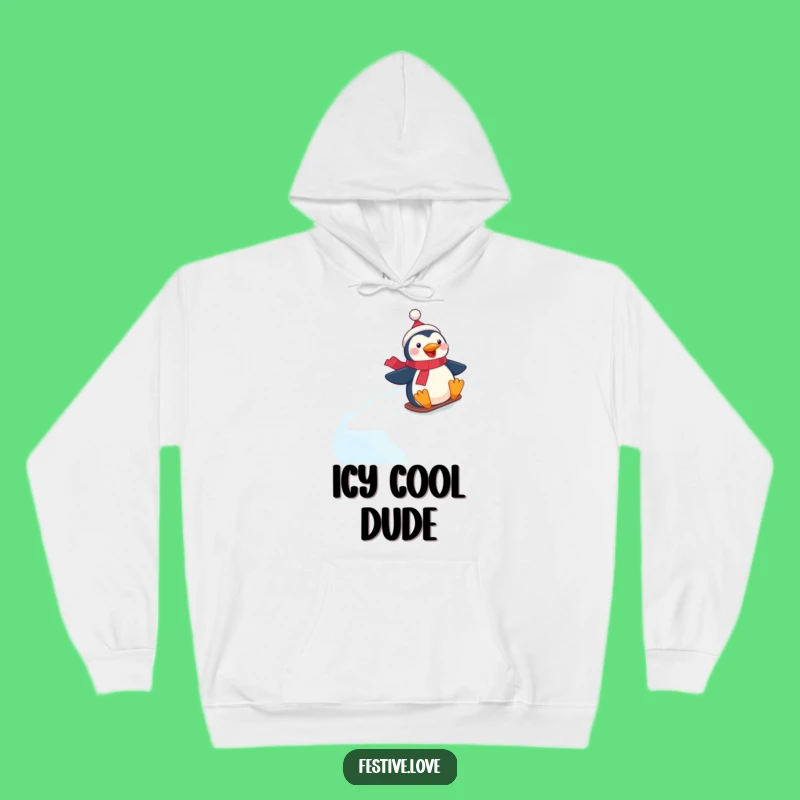 Cozy Funny Penguin Hoodie - Warm Up with Winter Glee!