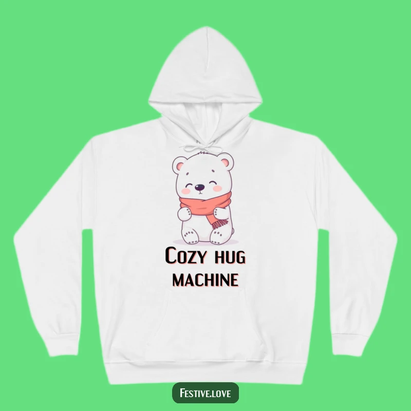 Funny Kawaii Bear Hoodie - Snuggly Hug Gift for Cold Days