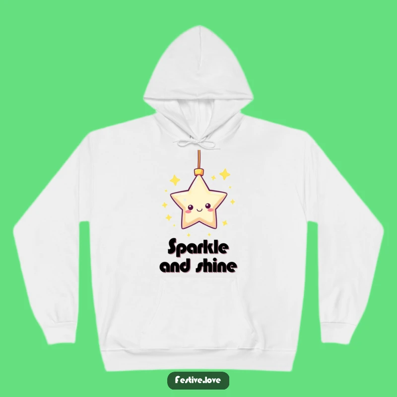 Funny Kawaii Star Hoodie - Cozy Twinkling Gift for Chilly Nights