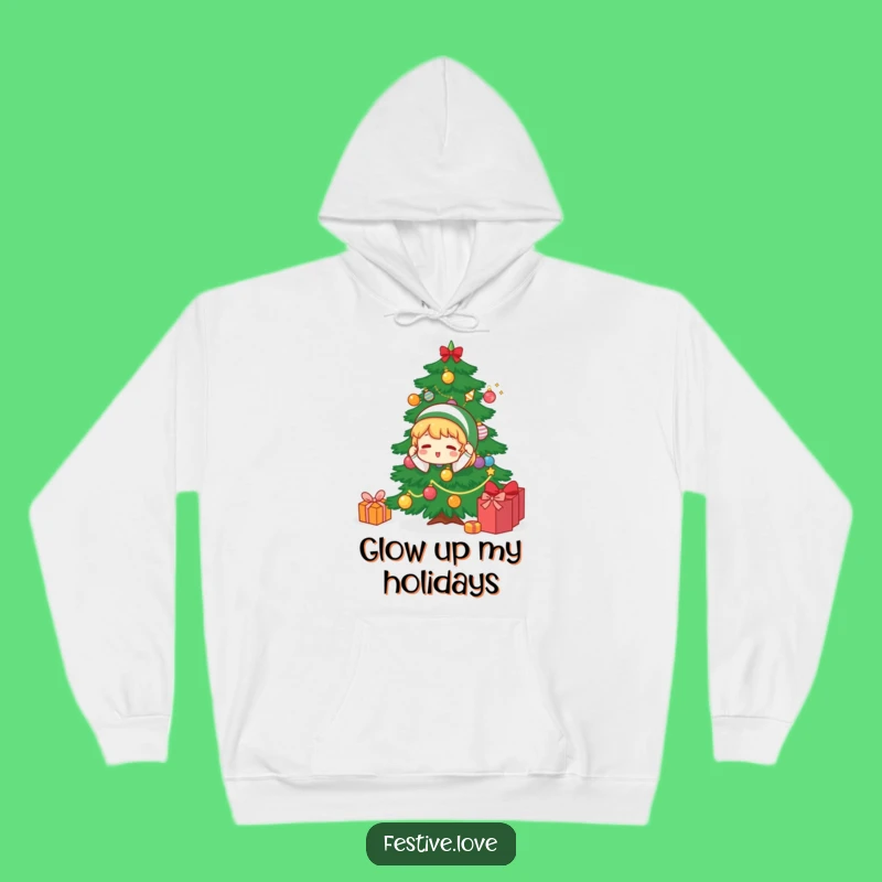 Funny Christmas Tree Decorator Hoodie: Cozy & Hilarious Holiday Character Wear