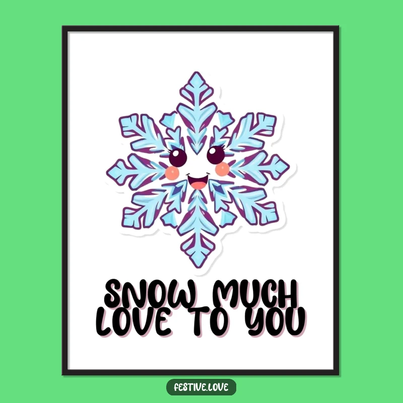 Free Printable Snowflake Wall Art: Joyful Spinning Snowman Decor for Winter Vibes