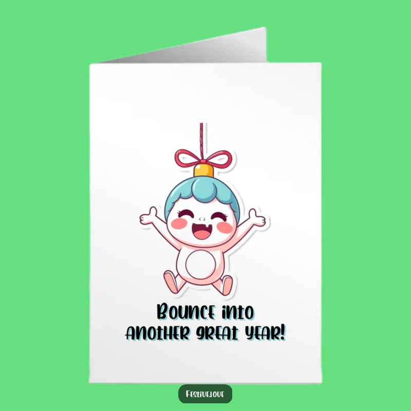 Free Printable Birthday Card: Excited Kawaii Ornament, Funny Downloadable Gift for Instant Joy