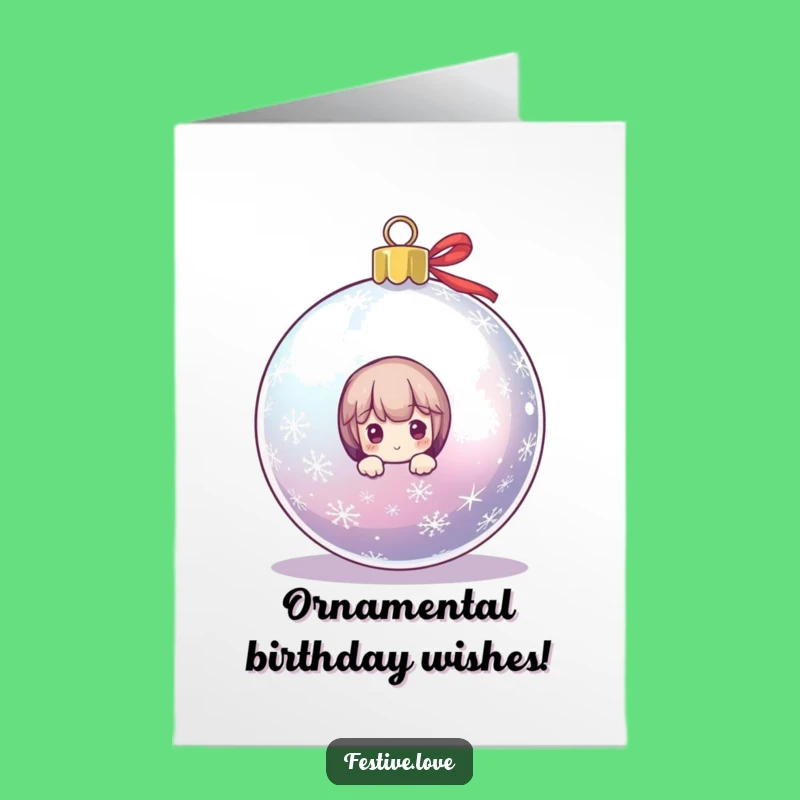 Free Printable Funny Christmas Character Birthday Card - Downloadable Holiday Cheer