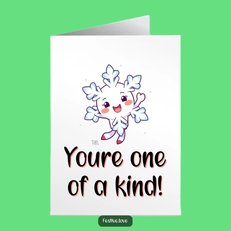 Congrats Free Printable Card: Twirling Snowfall, Perfect DIY Downloadable Gift for Chilly Success