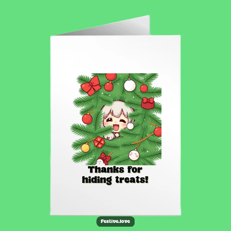 Free Printable Thank You Card: Tree Peek Gratitude, Say Thanks with a Fun Downloadable!