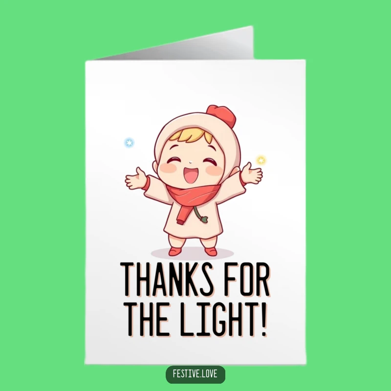 Free Printable Funny Thank You Card - Juggling Lights Gratitude