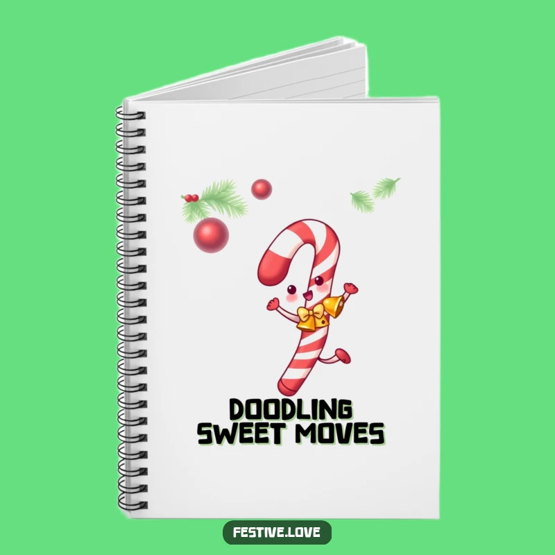 Funny Candy Cane Notebook: Holiday Notes and Festive Ideas