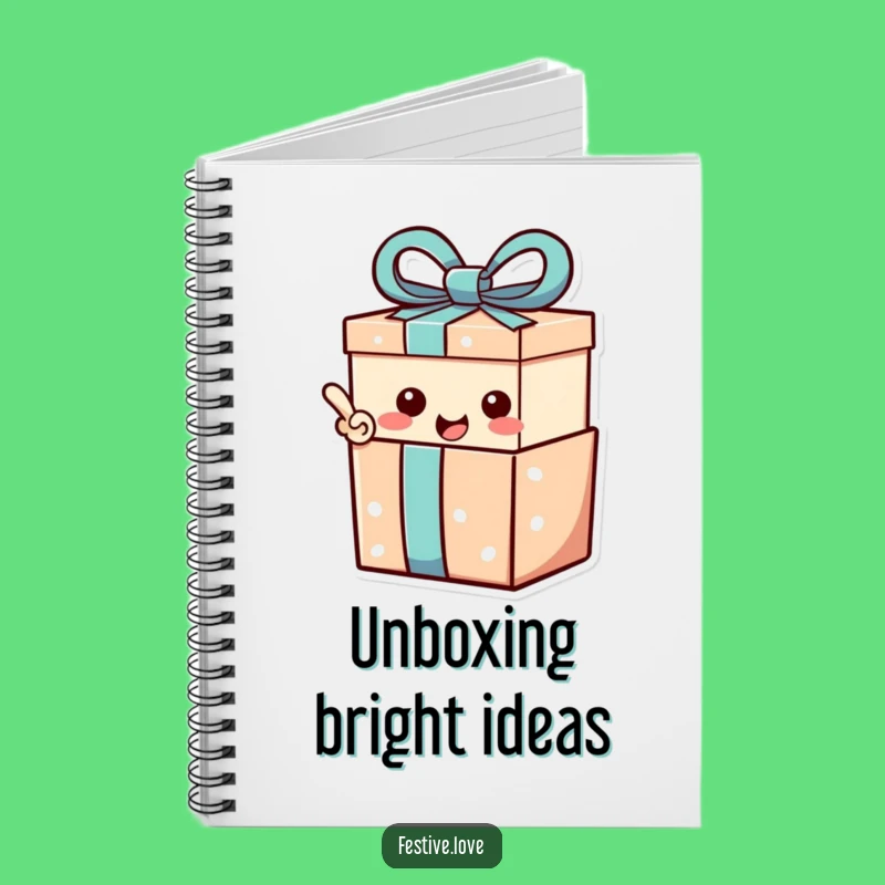 Funny Gift Box Notebook: Happy Exclamation Journal for Surprise Ideas