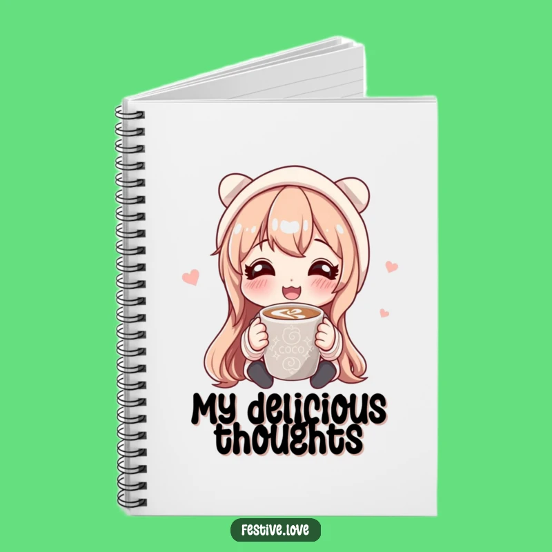 Funny Hot Cocoa Sharing Notebook: Journal Your Cozy Thoughts Hilariously