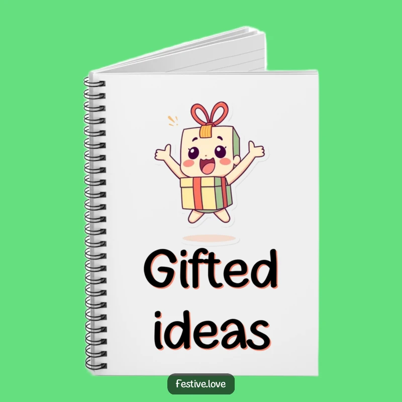 Funny Present Bounce Notebook: Jot Down Exciting Ideas & Plans