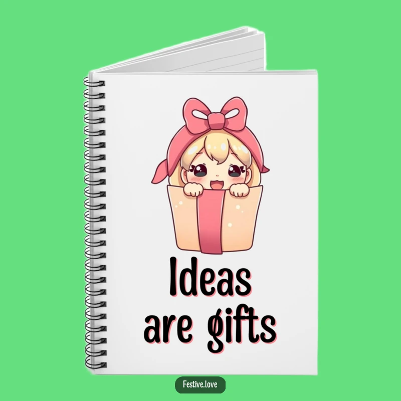 Funny Notebook: Joyful Present Character Peeking, Jot Down Ideas with a Smile