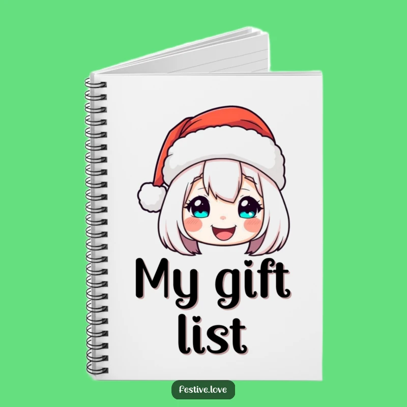 Funny Santa Hat Notebook: Cheerful Bobbing Journal for Festive Ideas