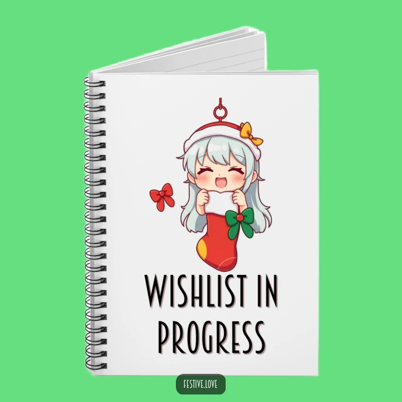 Funny Festive Stocking Notebook: Jot Down Holiday Plans