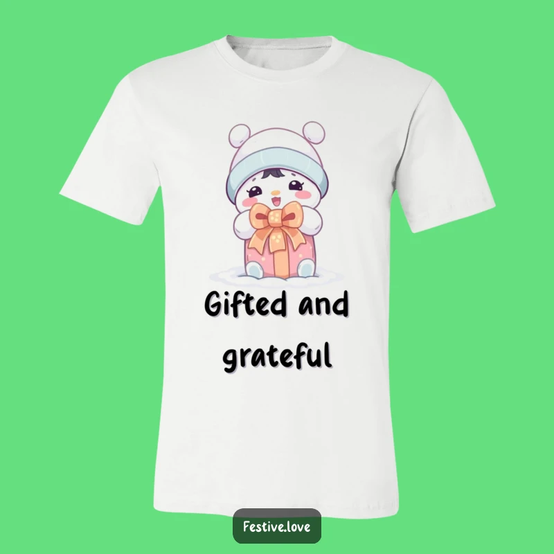 Funny Snow Character T-Shirt - Adorable Festive Gift for Laughs!