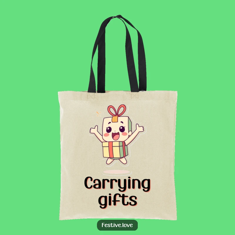 Funny Present Bounce Tote Bag: Carry Your Excitement Everywhere You Go