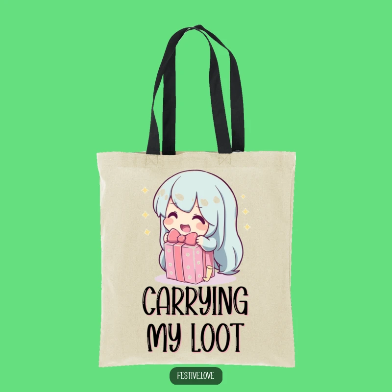 Funny Sparkling Gift Tote Bag: Carry Your Treasures